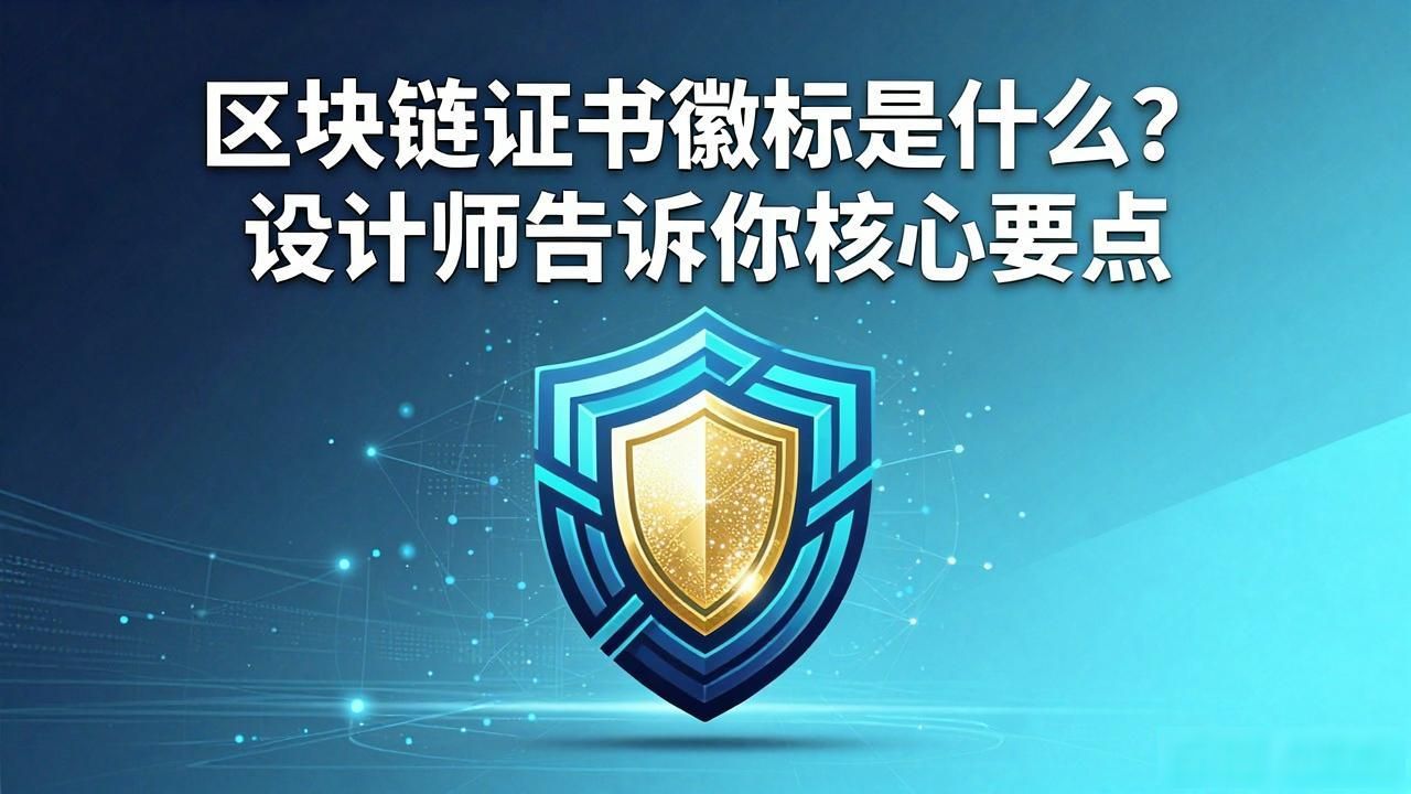数字身份认证标识_区块链证书徽标设计_区块链证书徽标