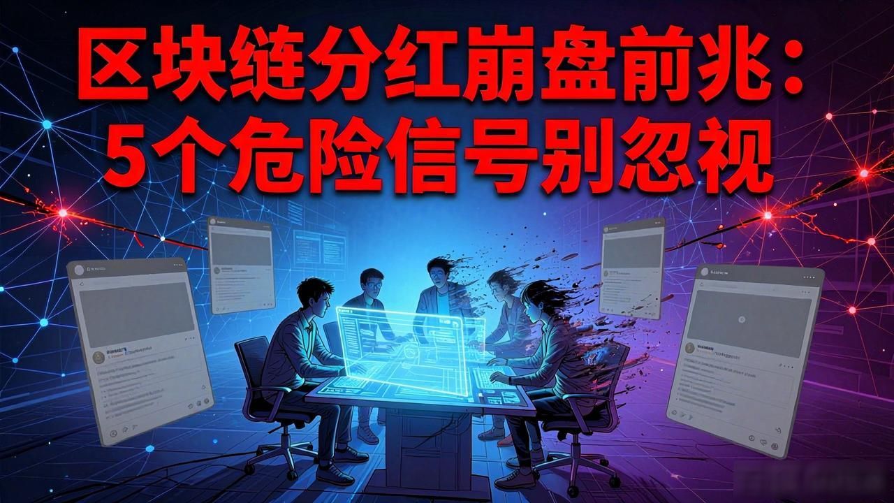 区块链分红崩盘前兆_区块链分红项目崩盘前征兆_高收益分红项目风险识别