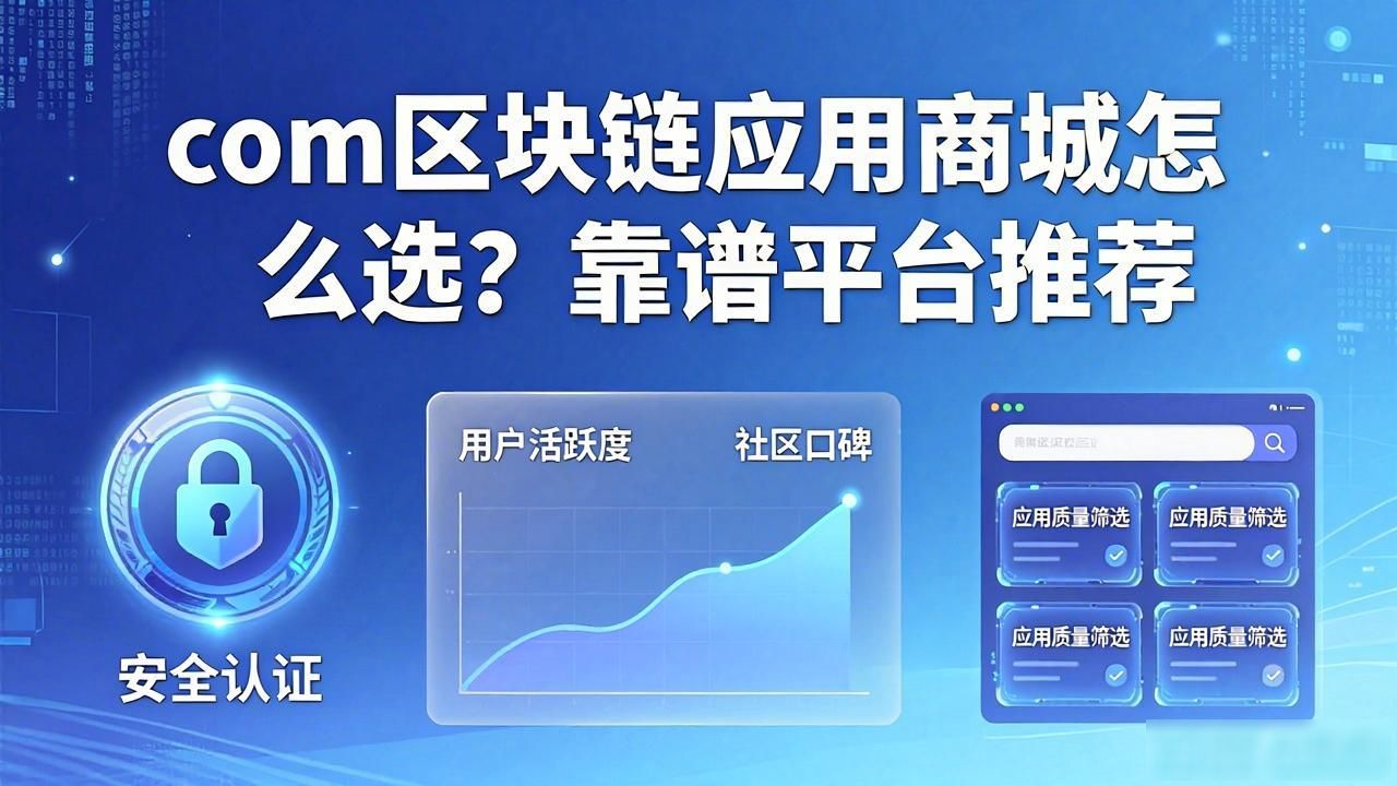 com区块链应用商城_区块链应用商城选择指南_主流区块链应用商城特点