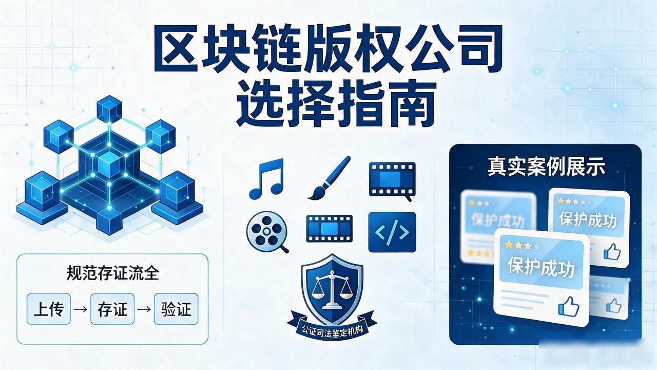 选择靠谱区块链版权公司_区块链版权存证服务_区块链版权公司