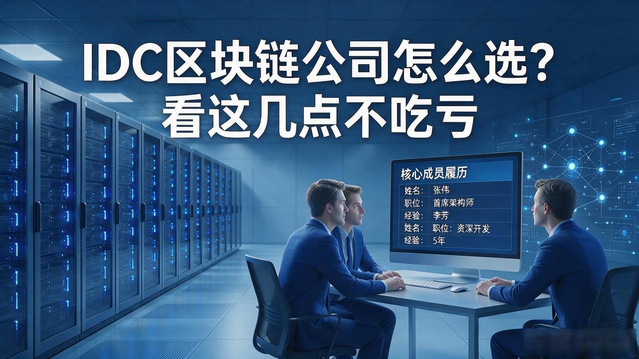 idc区块链公司_IDC区块链算力存储方案_选择靠谱的IDC区块链服务商