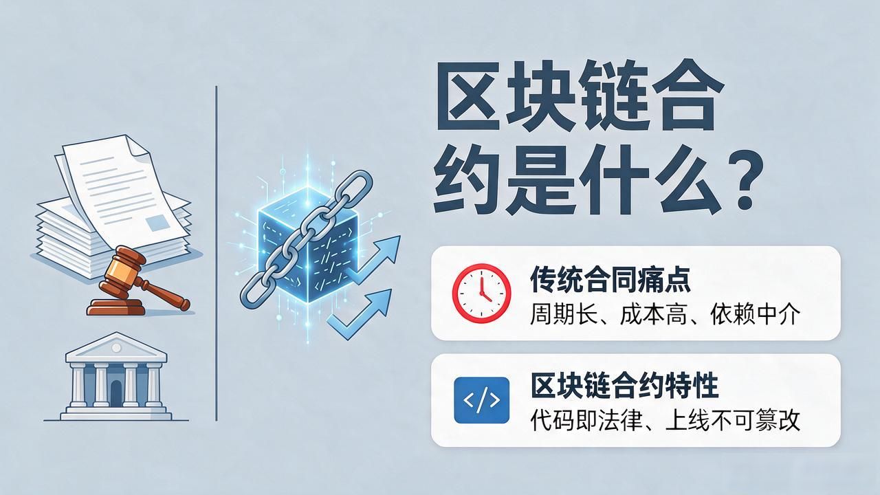 区块链什么是合约_区块链智能合约和传统合同的区别_Solidity开发的区块链合约特点