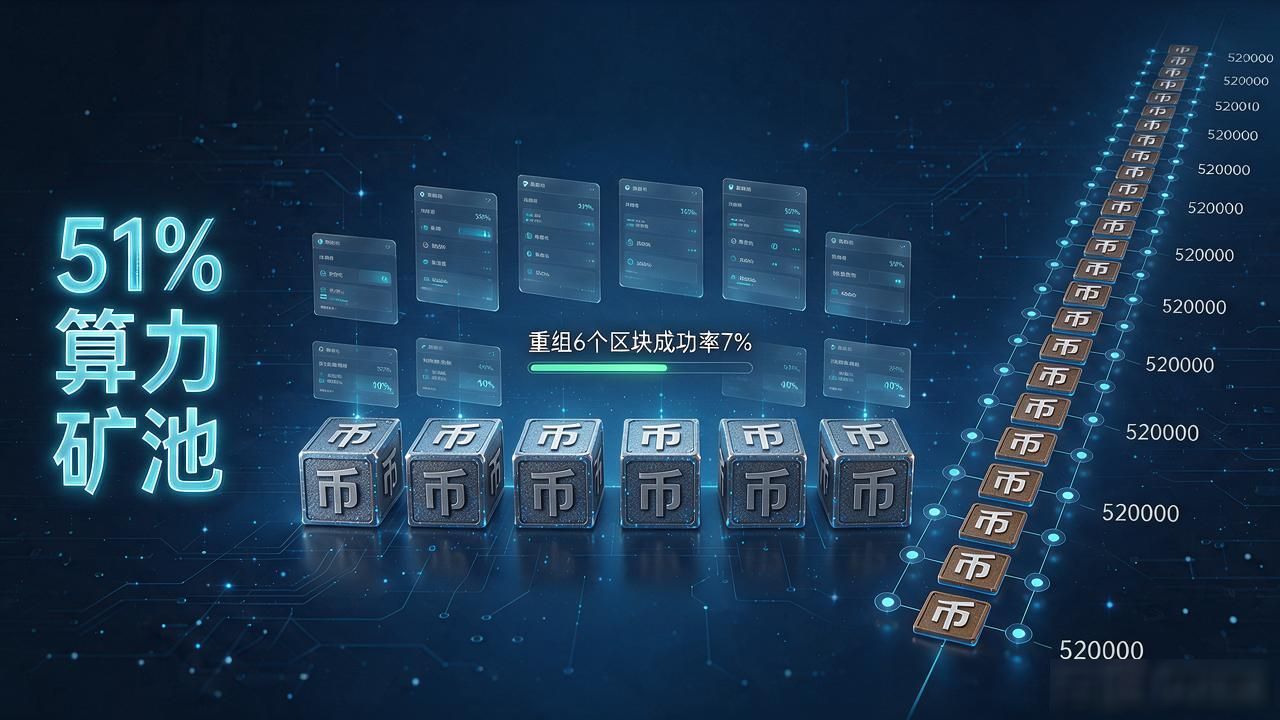 区块链概率性_51%算力攻击重组风险_区块链概率性共识机制解析