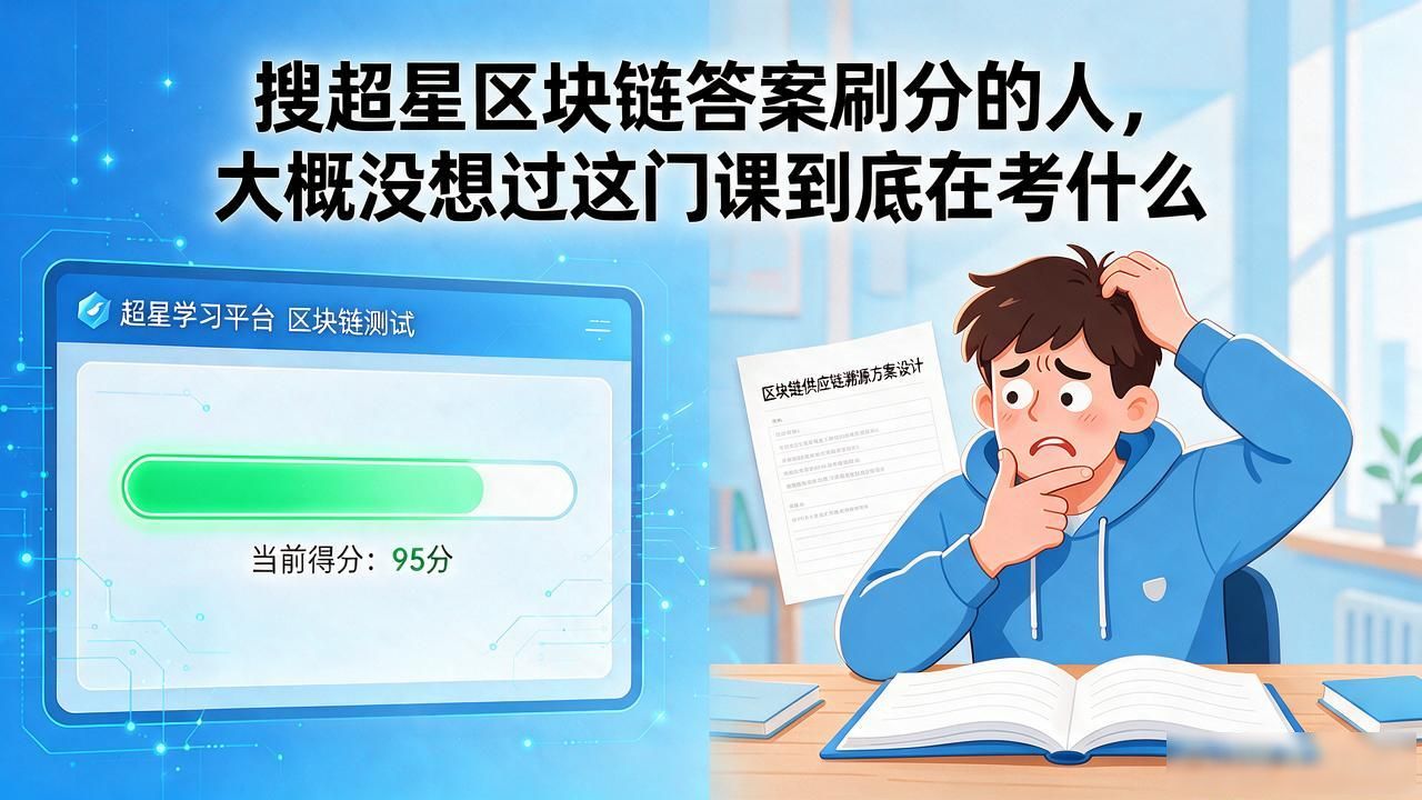 超星区块链课程答案刷分弊端_区块链教育中理解与应试的差距_超星区块链答案